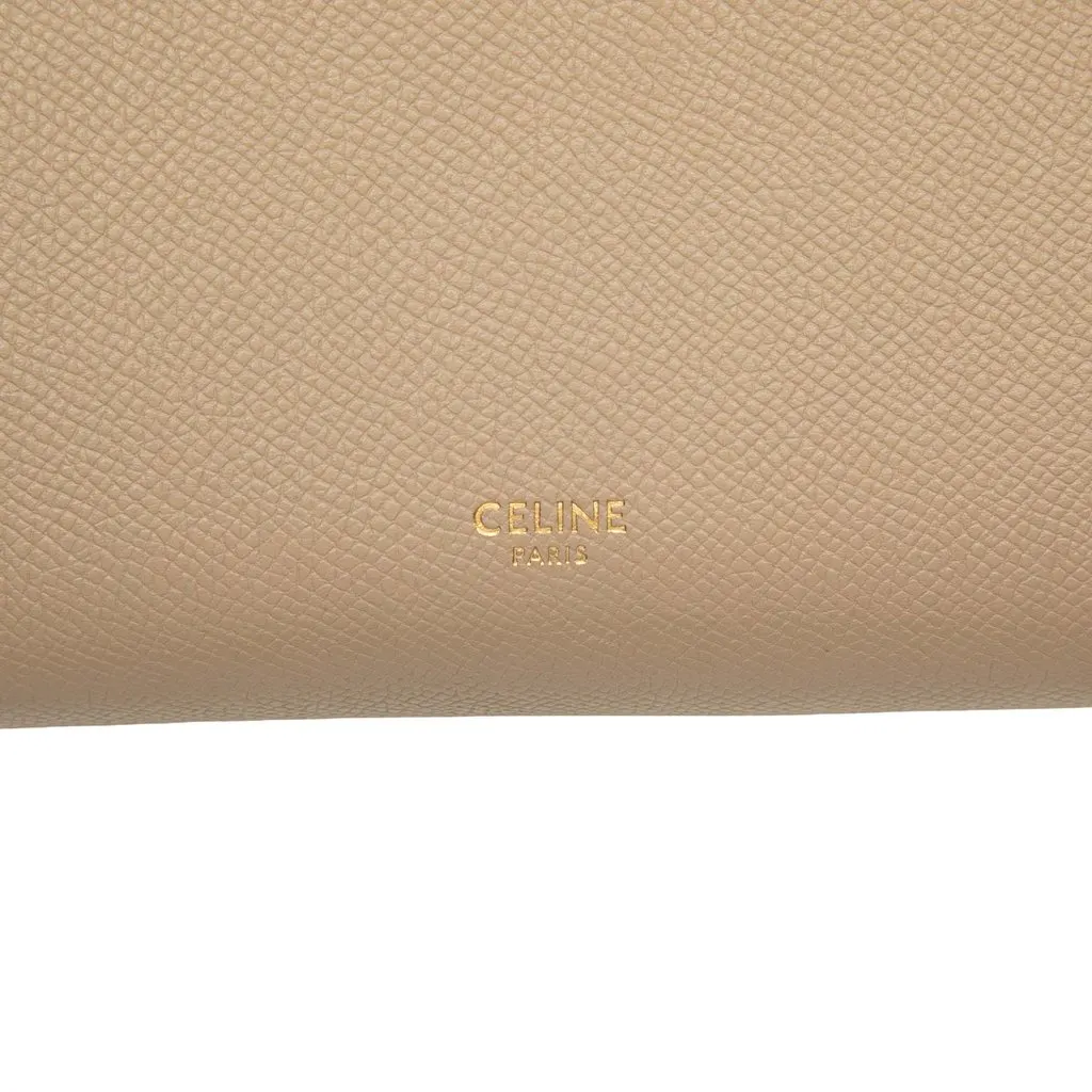 Celine Nano Grained Calfskin Belt Bag Beige Leather Good - Box View