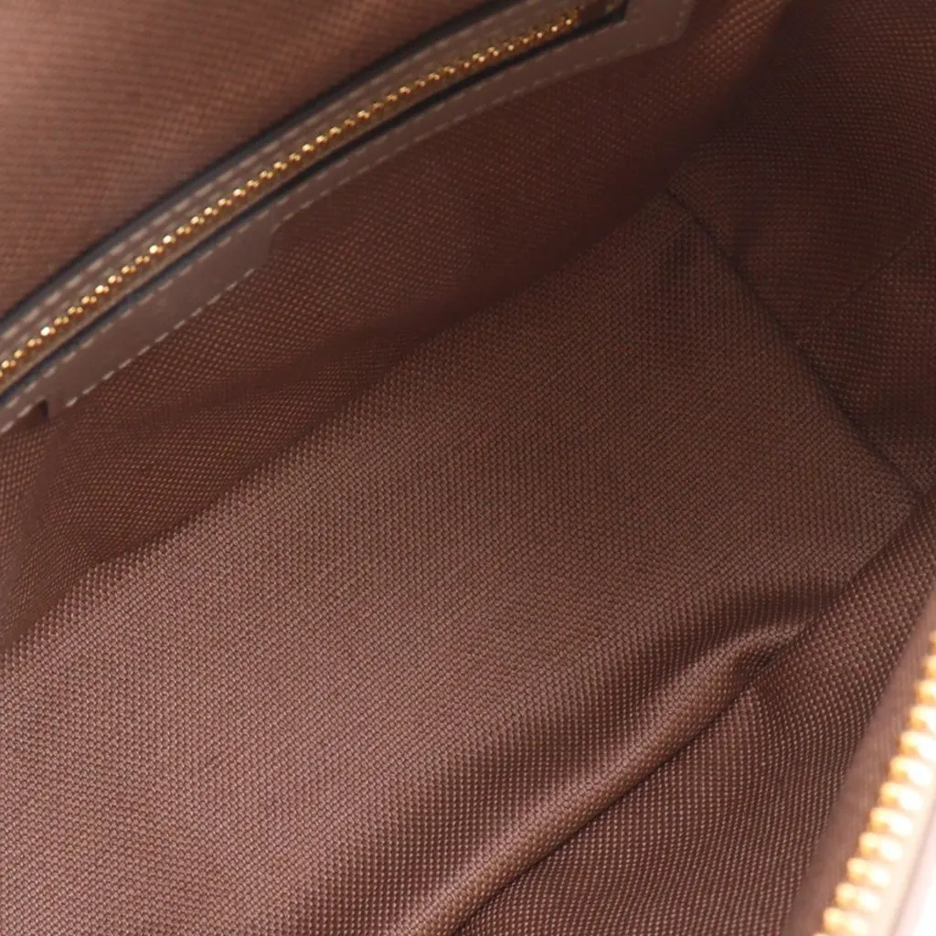 Gucci Mini GG Supreme Shadow Handbag Brown Very good - Inside View