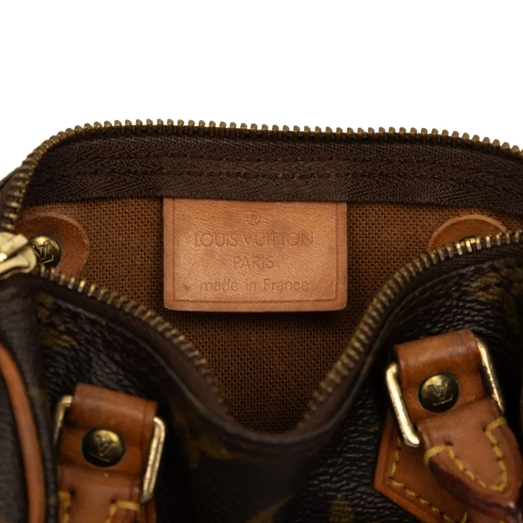 Louis Vuitton Monogram Mini Speedy HL Brown Good - Box View