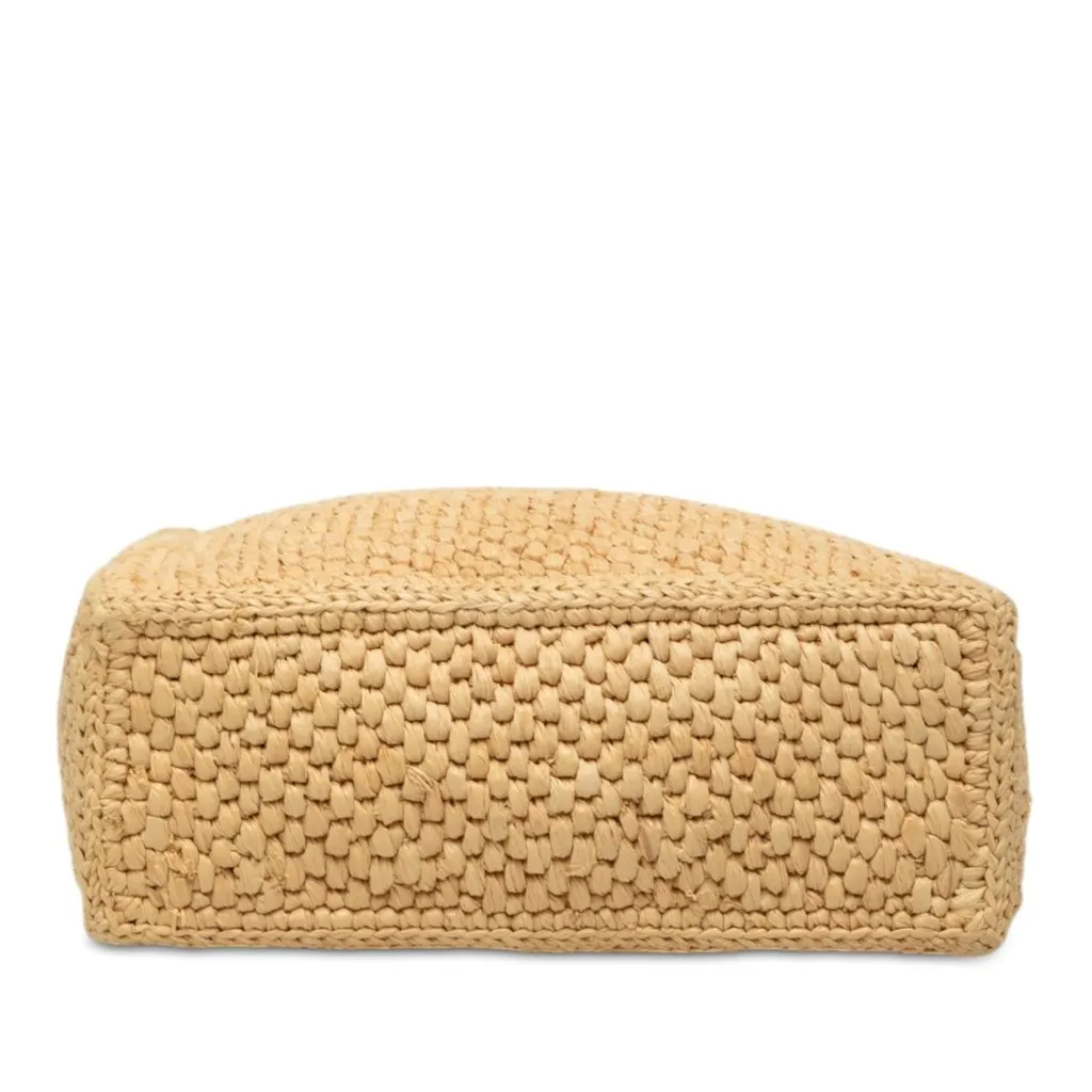 Loewe Raffia Standard A5 Satchel Beige Very good - Inside View