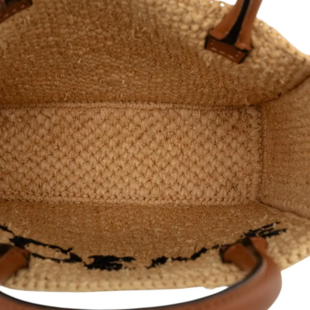 Loewe Raffia Standard A5 Satchel Beige Very good - Model View