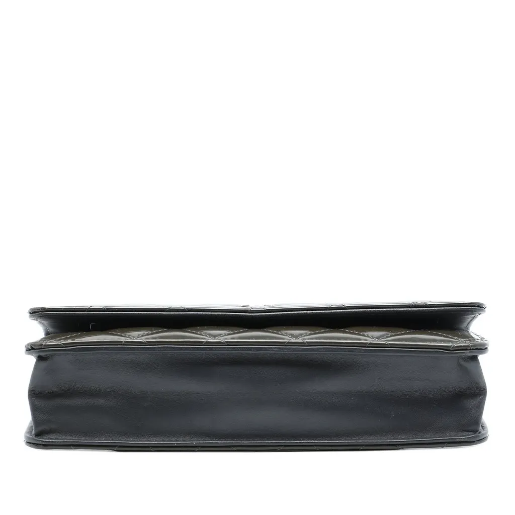 Chanel CC Quilted Patent Wallet On Chain MultiColor Leather Very good - Inside View