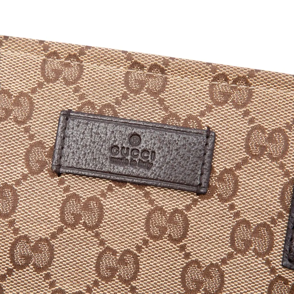 Gucci GG Canvas Web Tote Beige Very good - Box View