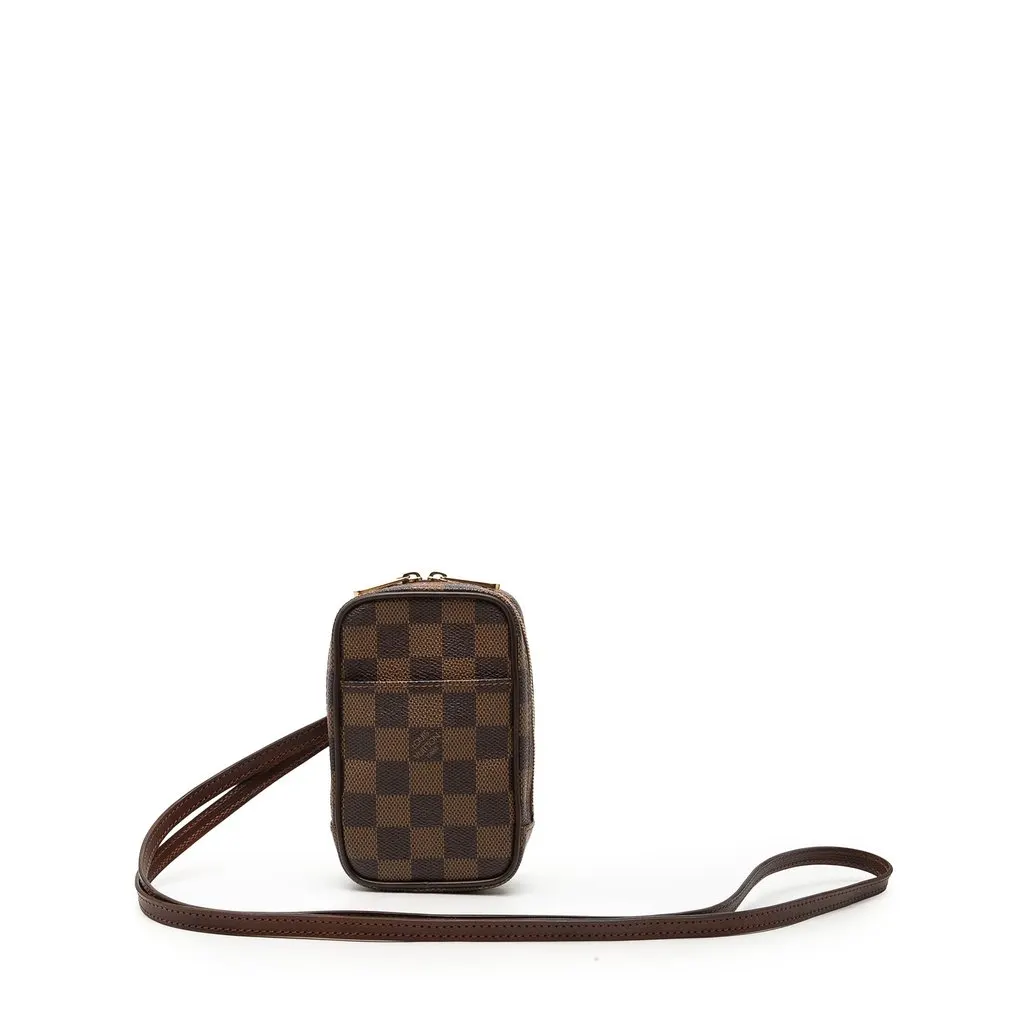Louis Vuitton Damier Ebene Etui Okapi GM Brown Very good - Front View