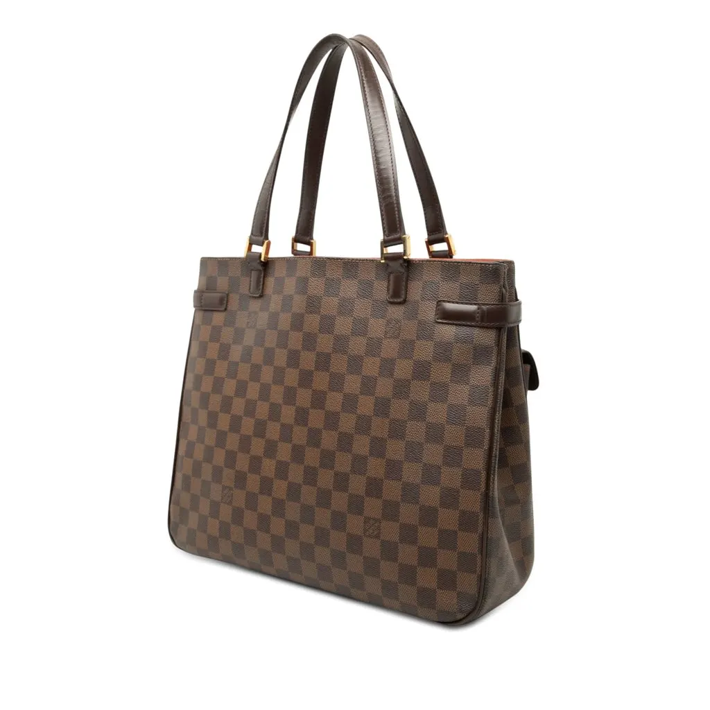 Louis Vuitton Damier Ebene Uzes Brown Good - Back View