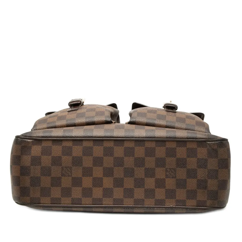 Louis Vuitton Damier Ebene Uzes Brown Good - Inside View