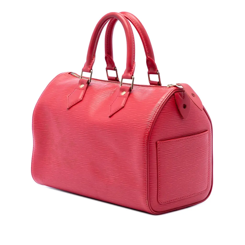 Louis Vuitton Epi Speedy 25 Red Leather Very good - Back View