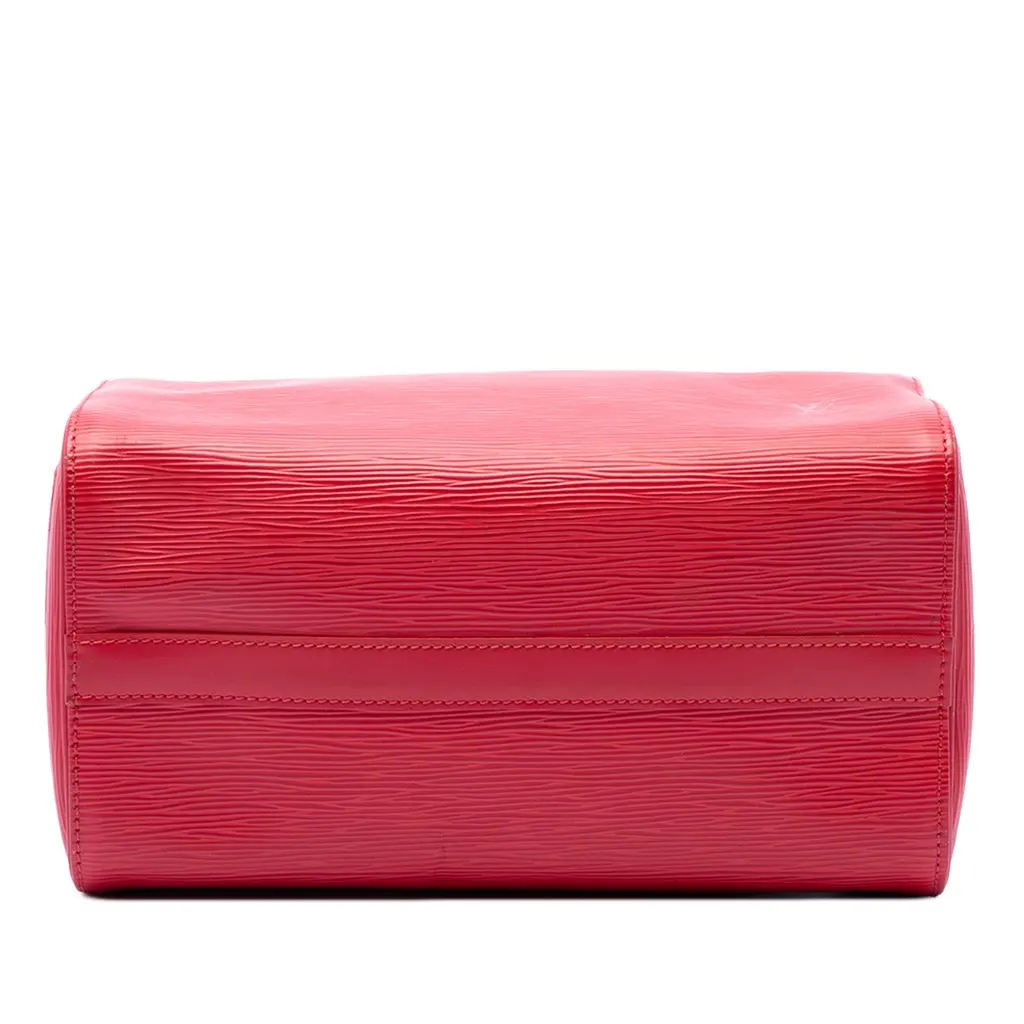 Louis Vuitton Epi Speedy 25 Red Leather Very good - Inside View