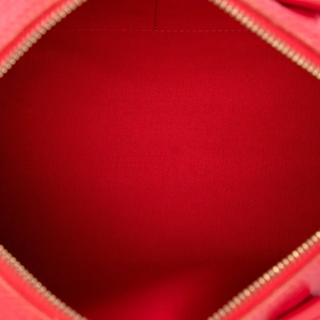 Louis Vuitton Epi Speedy 25 Red Leather Very good - Model View