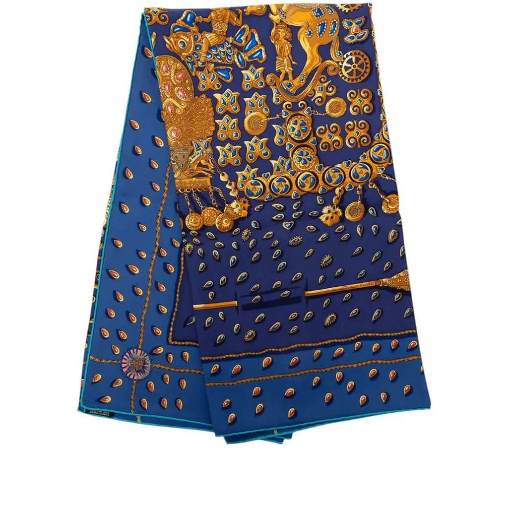 Hermès Tresors Retrouves Silk Scarf 90
