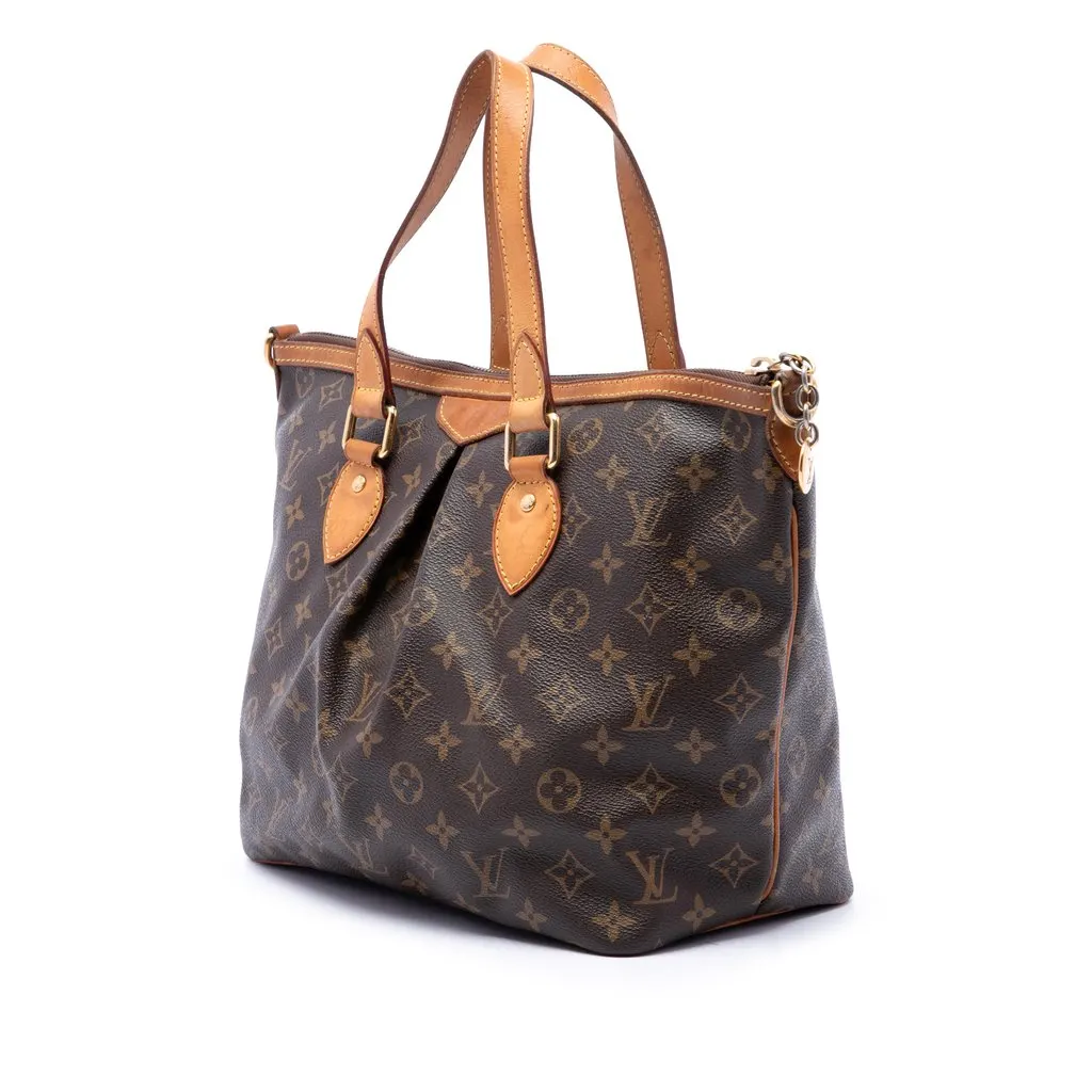 Louis Vuitton Monogram Palermo PM Brown Canvas Very good - Back View
