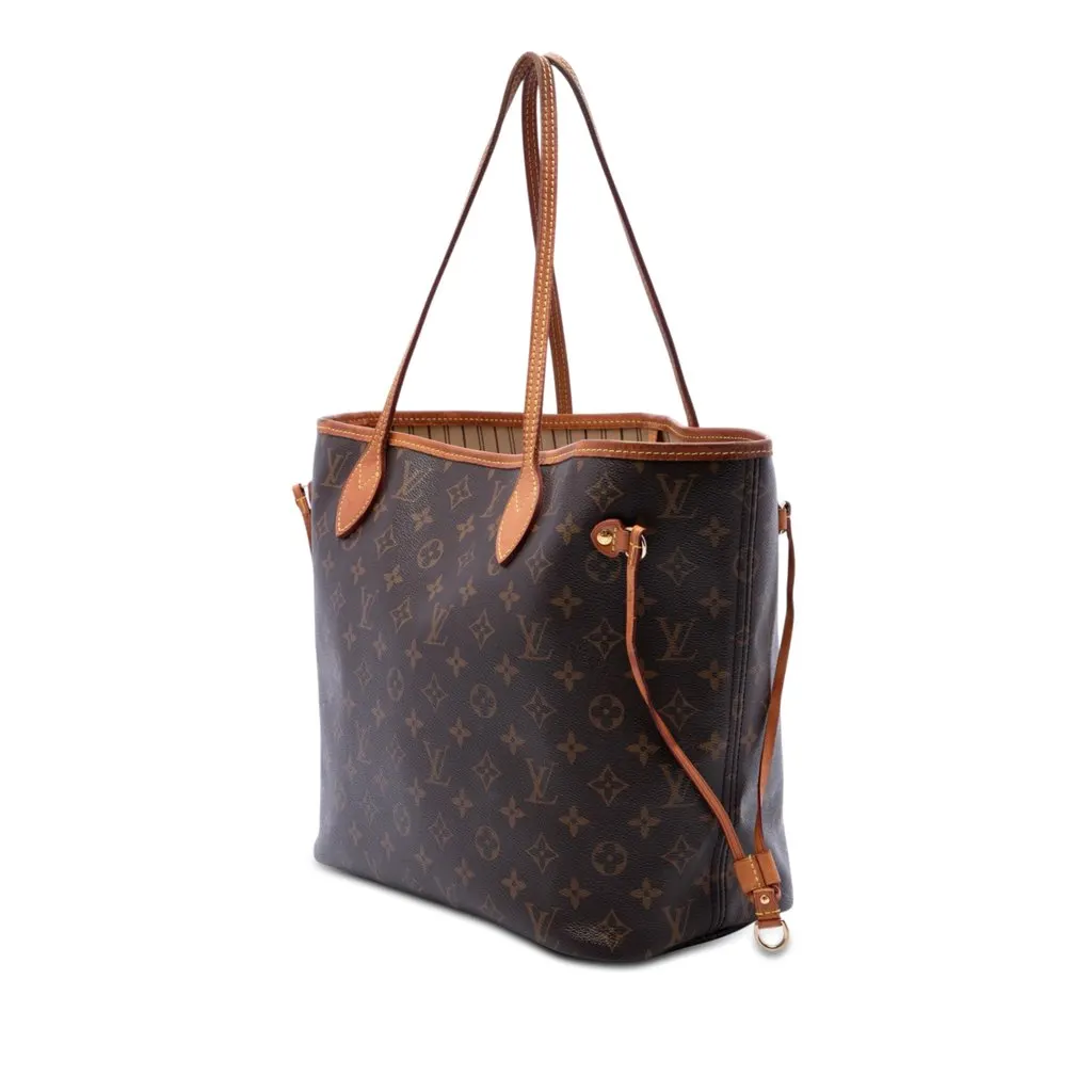 Louis Vuitton Monogram Neverfull MM Brown Very good - Back View