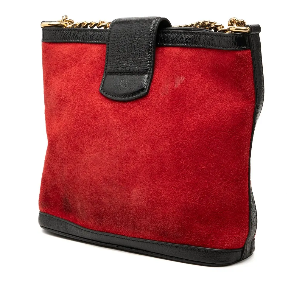 Gucci Suede Dionysus Bucket Bag Red Leather Very good - Back View
