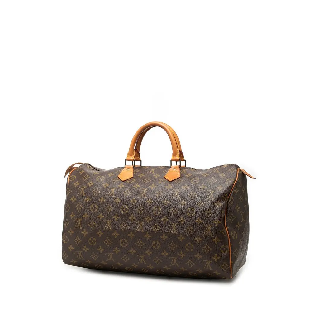 Louis Vuitton Monogram Speedy 40 Brown Canvas Very good - Back View