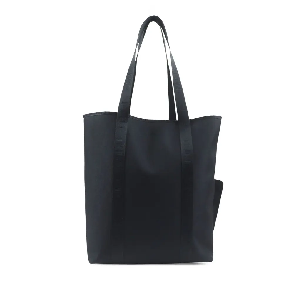 Celine Nylon Trekking Vertical Cabas Tote Black Very good - Back View
