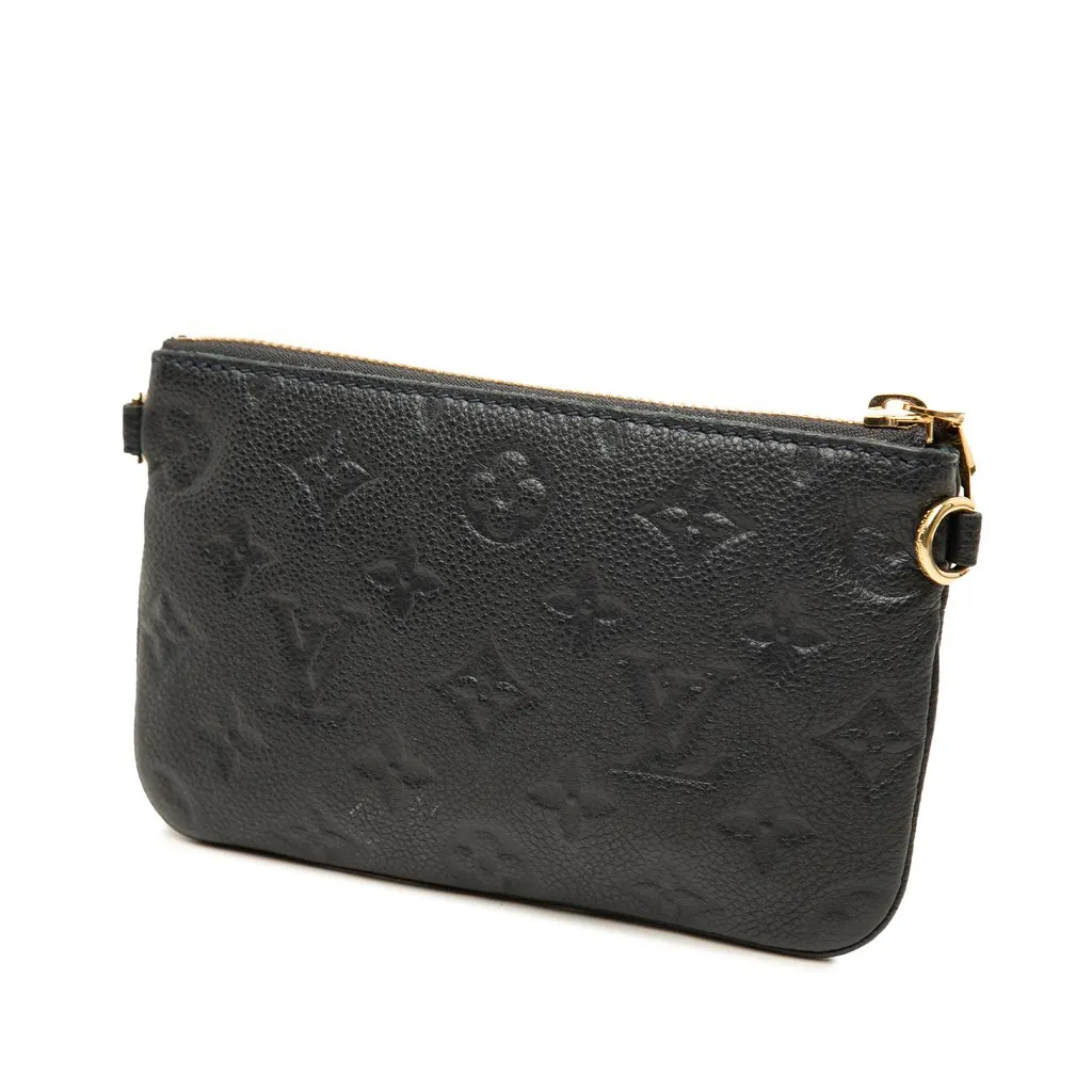 Louis Vuitton Monogram Empreinte Citadine Pochette Black Leather Very good - Back View