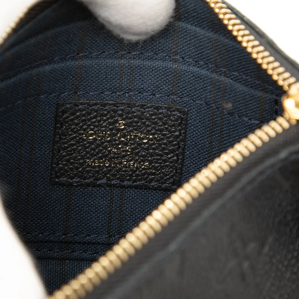 Louis Vuitton Monogram Empreinte Citadine Pochette Black Leather Very good - Box View