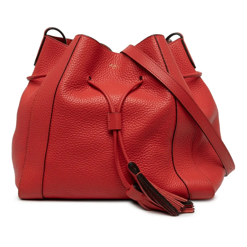 Mulberry Leather Millie Tote Red Leather Very good - Front View