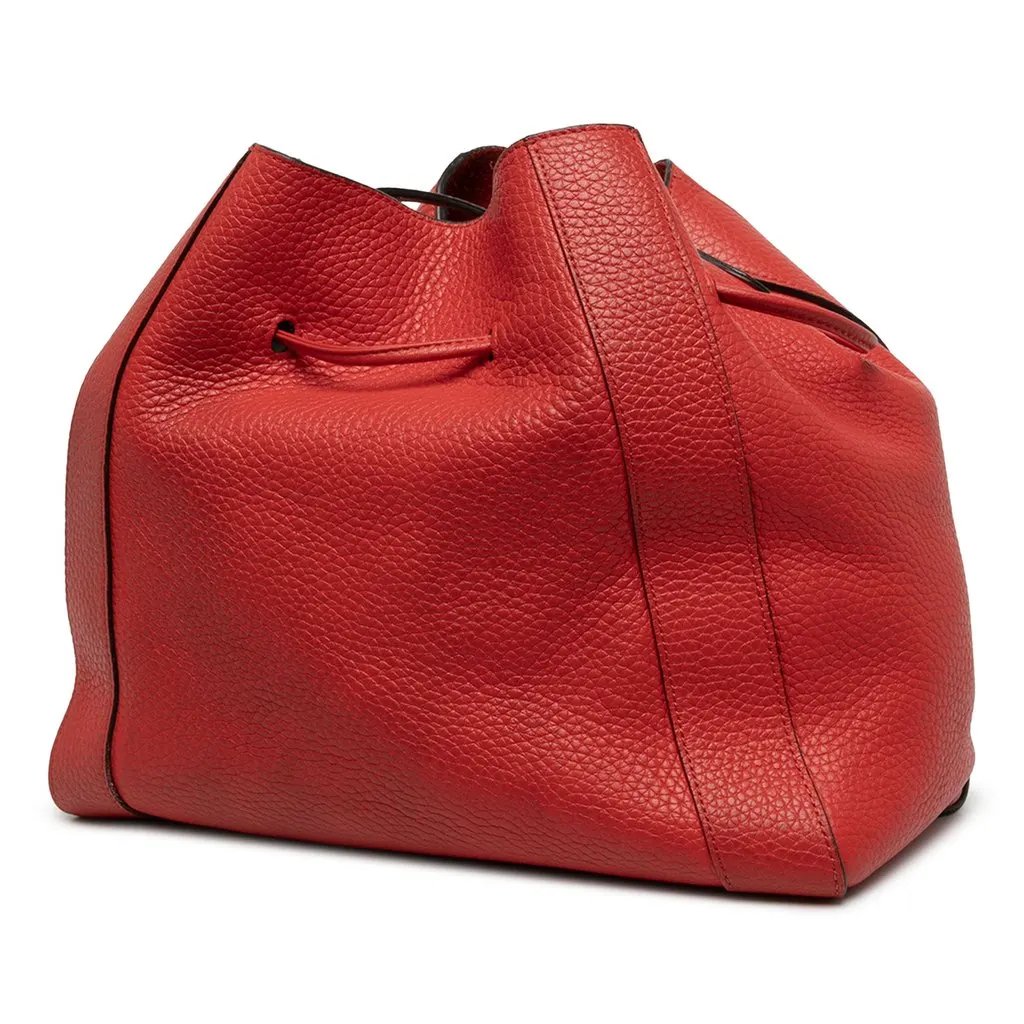 Mulberry Leather Millie Tote Red Leather Very good - Back View