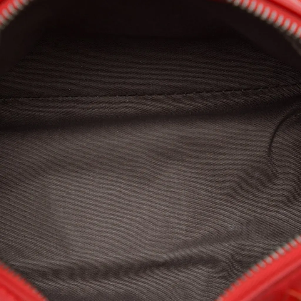 Bottega Veneta Nappa Intrecciato Crossbody Red Leather Very good - Model View