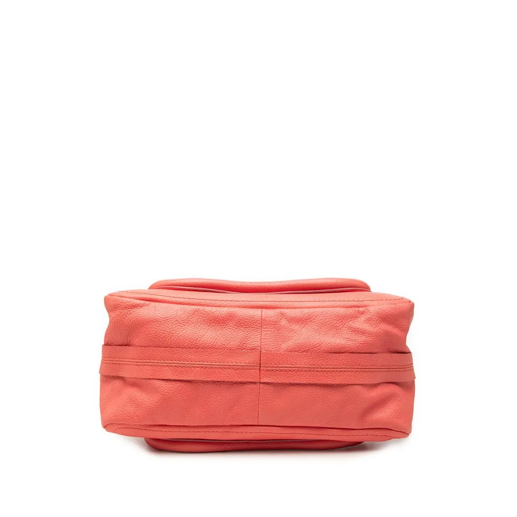 Chloé Small Leather Paraty Satchel Orange Leather Very good - Inside View