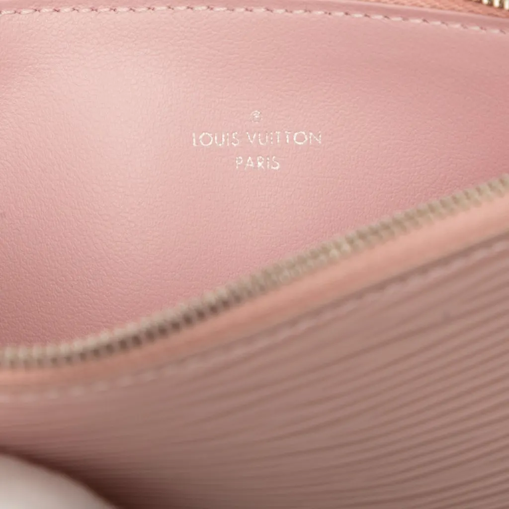 Louis Vuitton Epi Felicie Insert Zip Pouch Pink Leather Very good - Box View