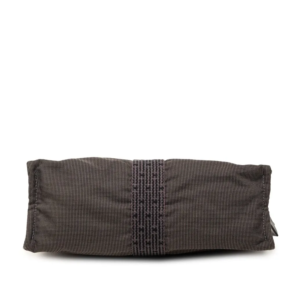 Hermès Canvas Herline Clutch Black Very good - Inside View