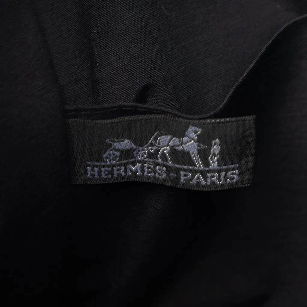 Hermès Canvas Herline Clutch Black Very good - Box View