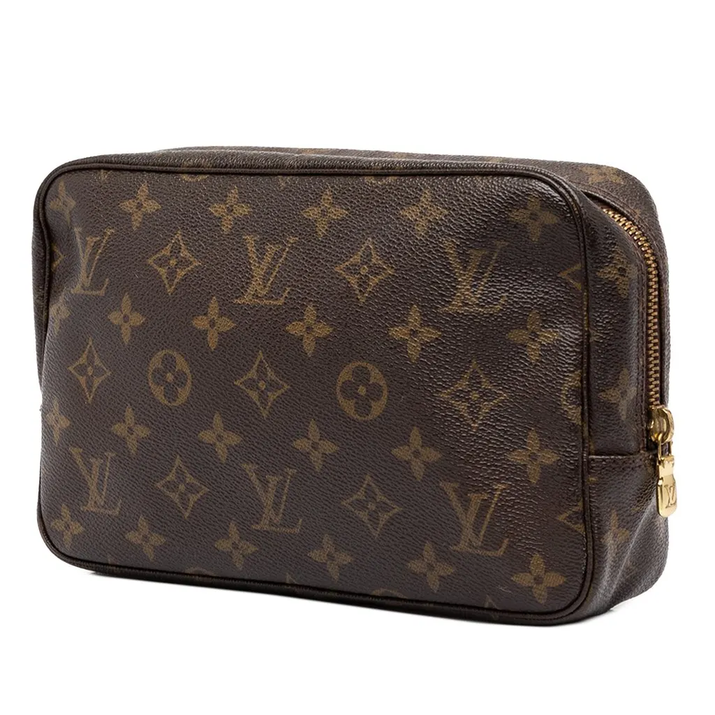 Louis Vuitton Monogram Trousse Toilette 23 Brown Canvas Very good - Back View