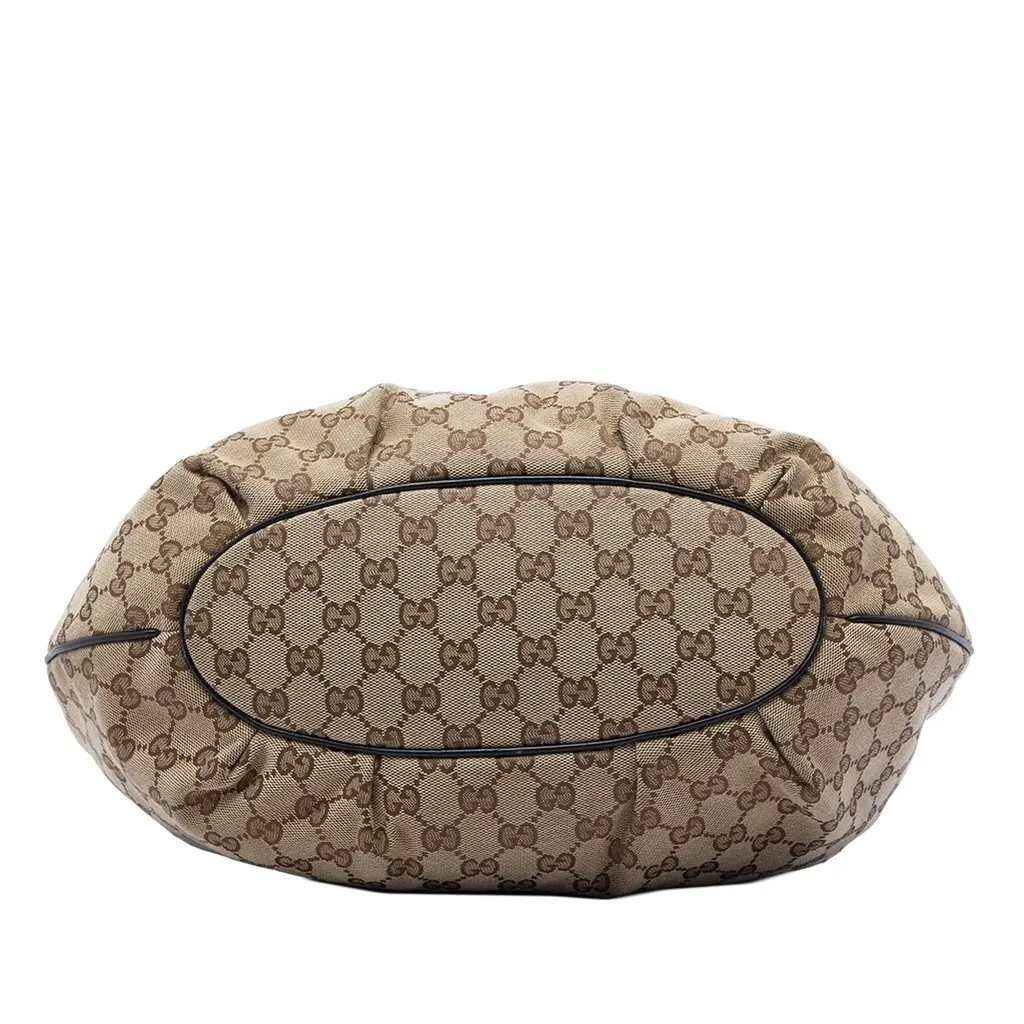 Gucci Medium GG Canvas Pelham Hobo Beige Very good - Inside View