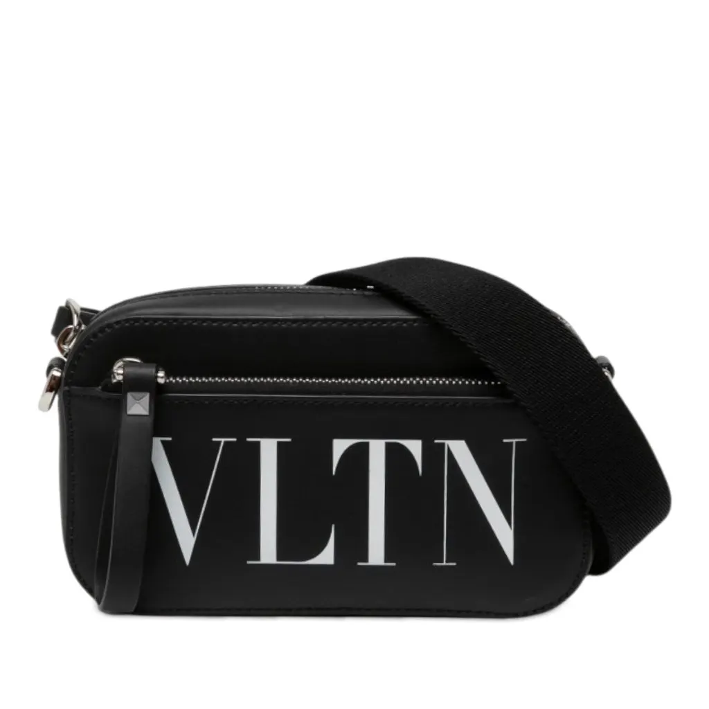 Valentino Leather VLTN Convertible Camera Bag Black Leather Very good - Front View