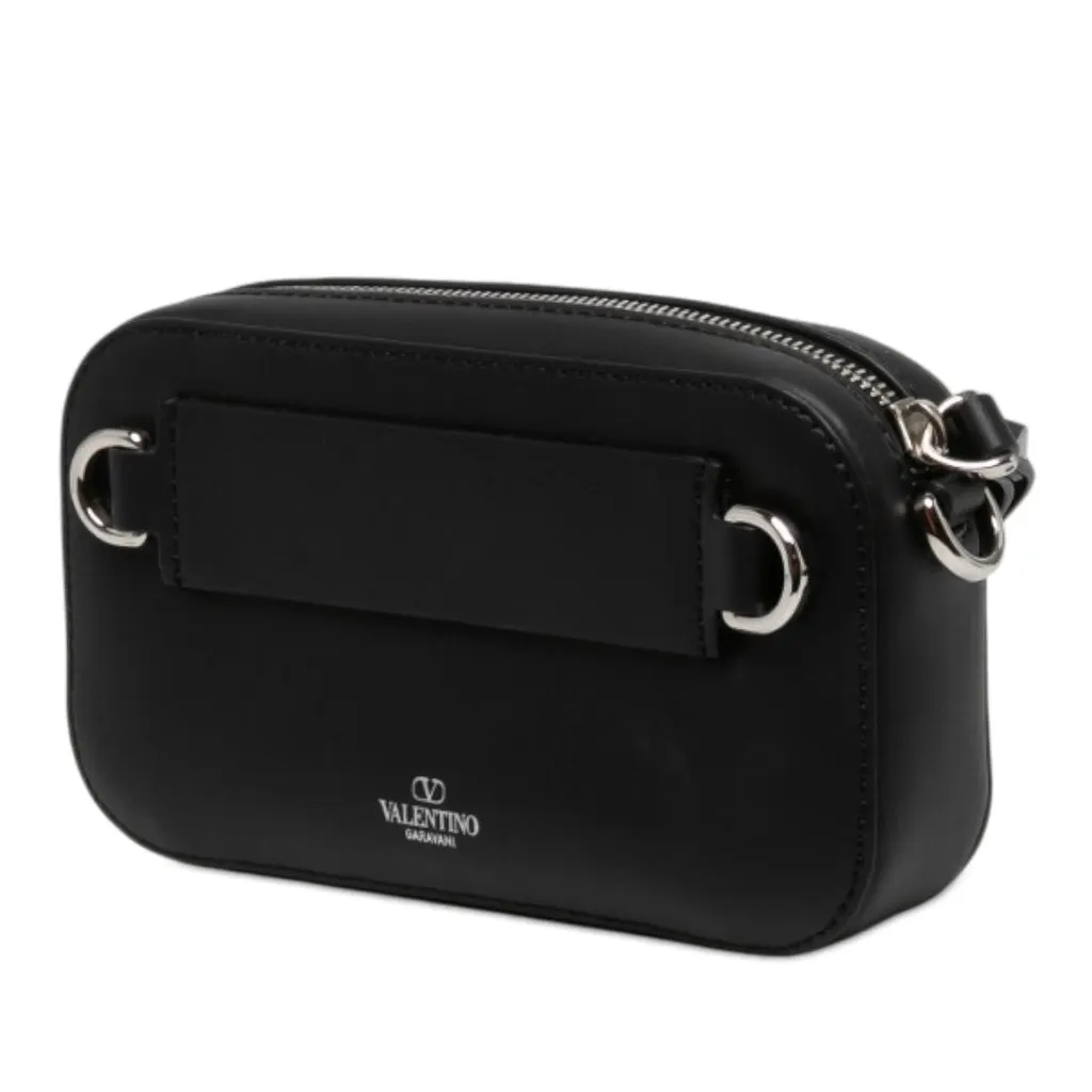 Valentino Leather VLTN Convertible Camera Bag Black Leather Very good - Back View