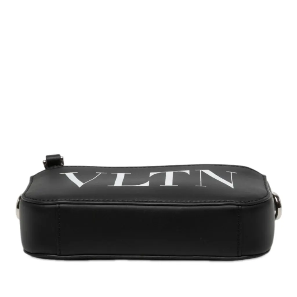 Valentino Leather VLTN Convertible Camera Bag Black Leather Very good - Inside View
