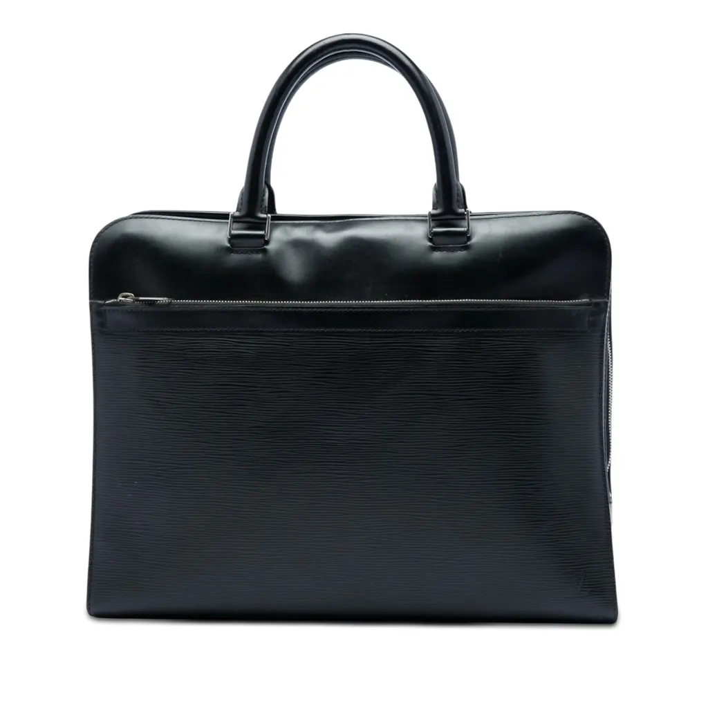 Louis Vuitton Epi Bassano GM Black Leather Very good - Front View