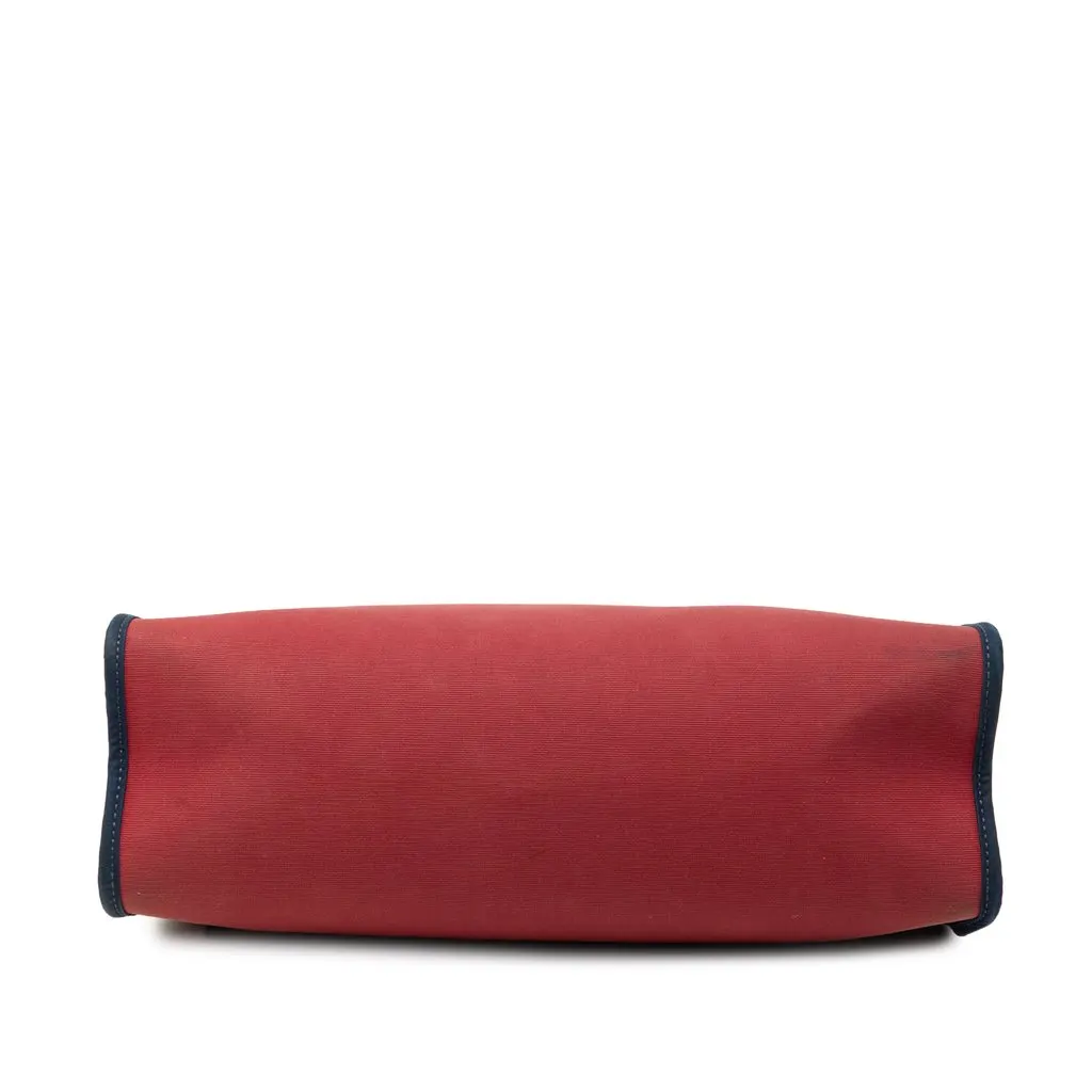 Hermès Toile Herbag Zip 31 Red Very good - Inside View