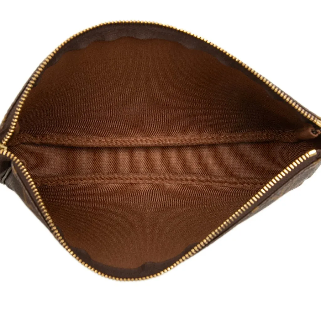 Louis Vuitton Monogram Pochette Accessoires Brown Very good - Model View