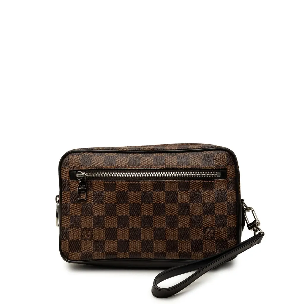 Louis Vuitton Damier Ebene Kasai Brown Canvas Good - Front View
