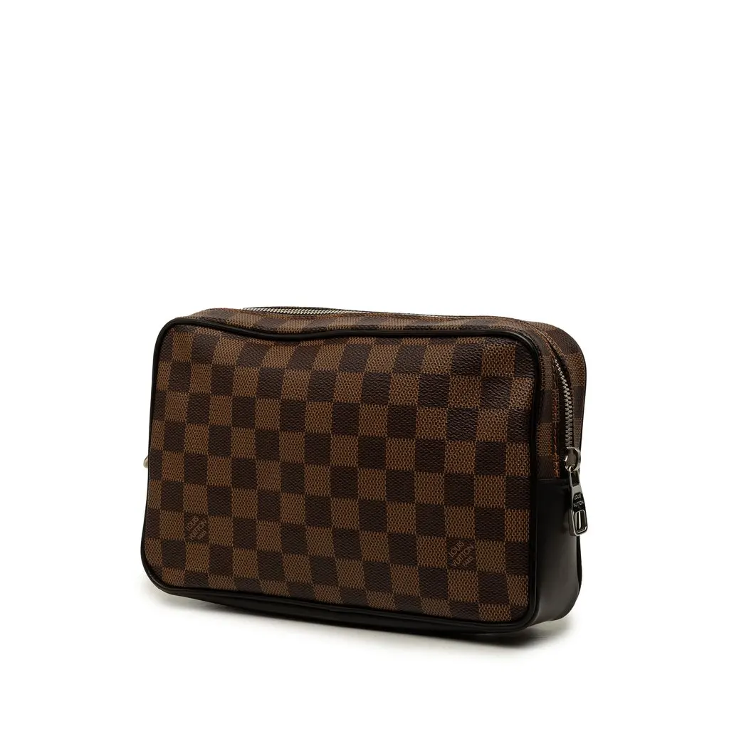 Louis Vuitton Damier Ebene Kasai Brown Canvas Good - Back View