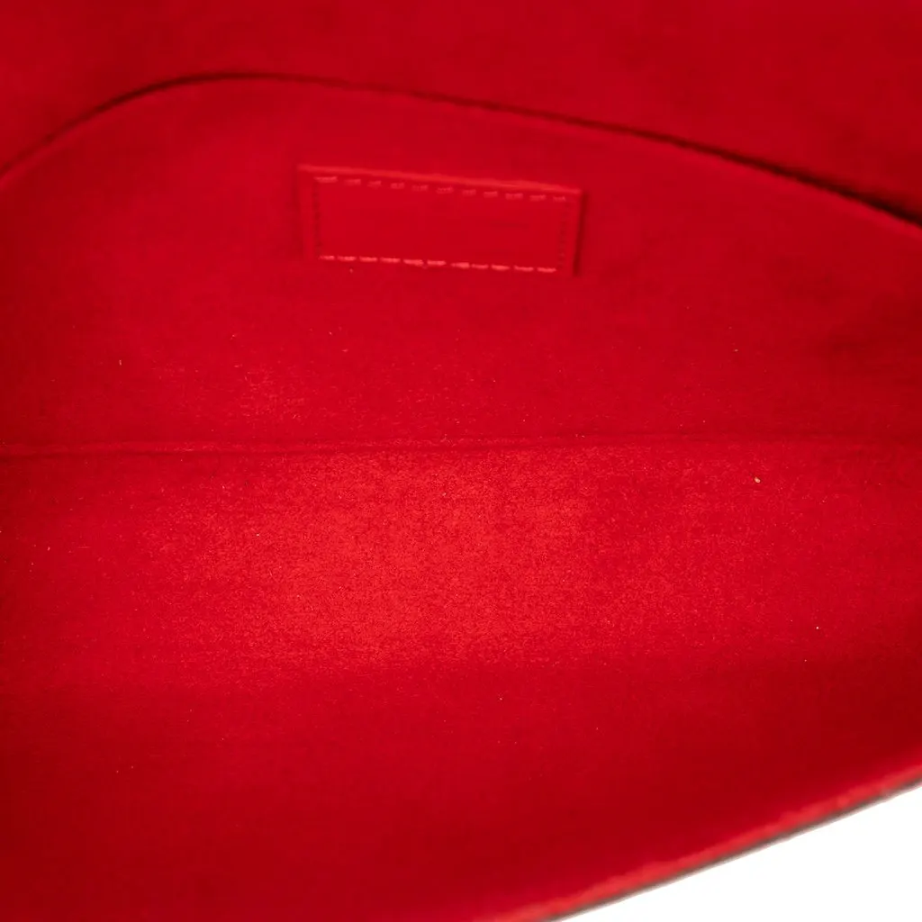 Louis Vuitton Epi Pochette Felicie Red Leather Very good - Model View