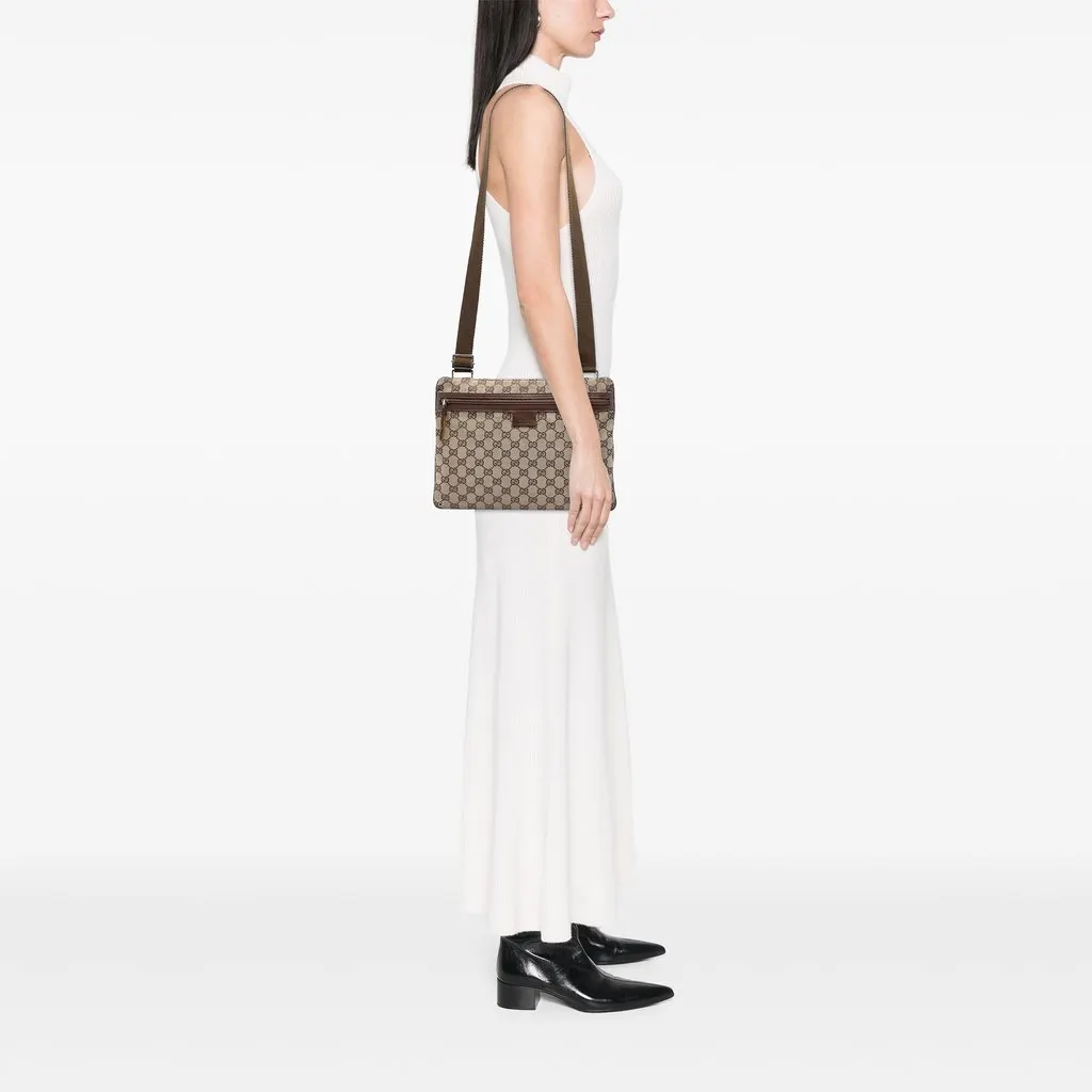 Gucci GG Canvas Crossbody Beige Very good - Box View
