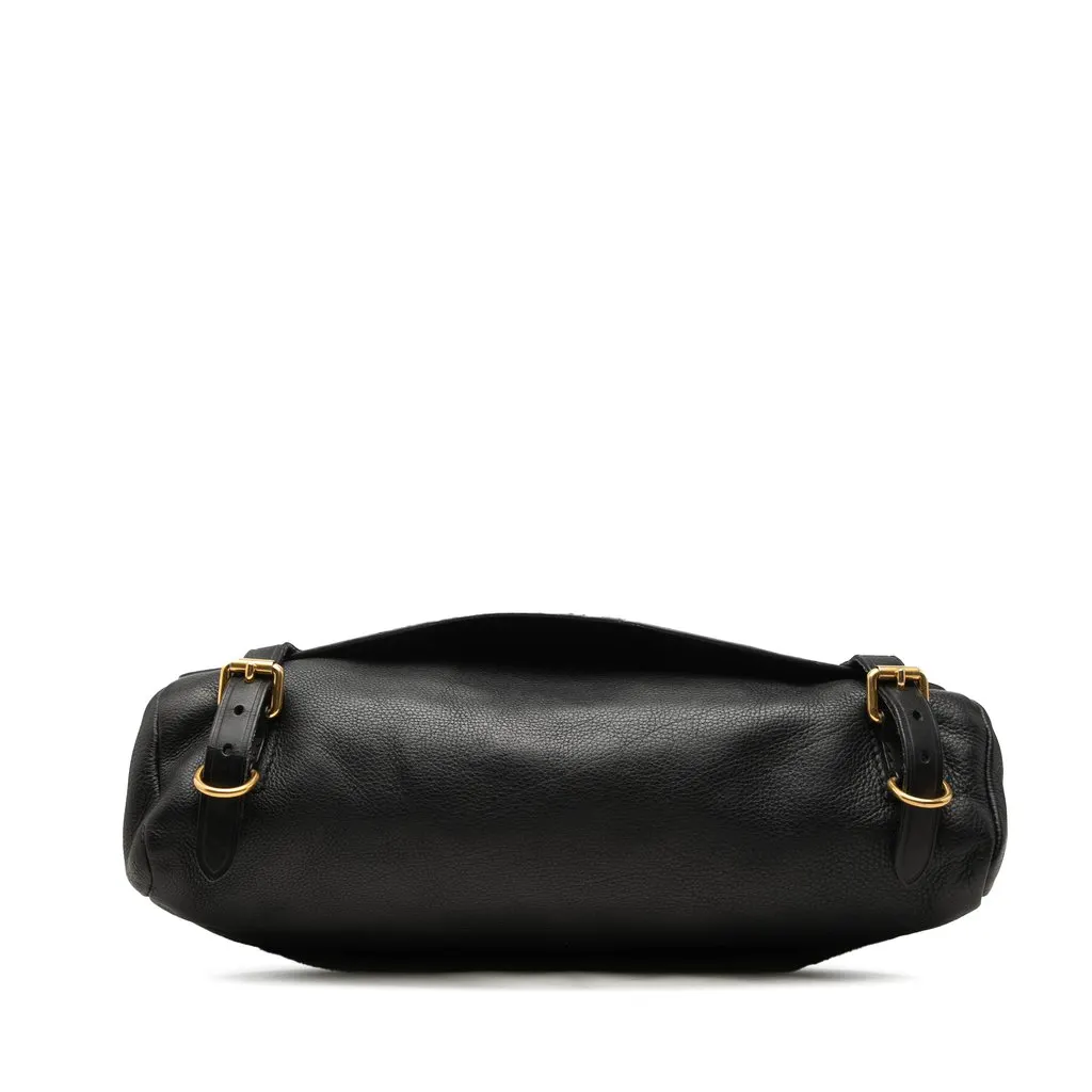 Burberry Medium Leather Bridle Crossbody Black Leather Very good - Inside View