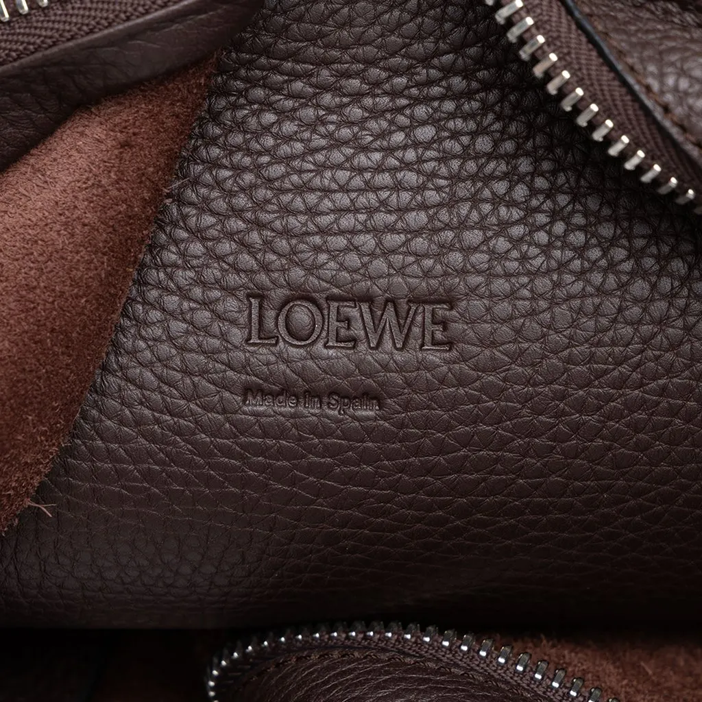 Loewe Leather Anton Sling Bag Brown Leather Good - Box View