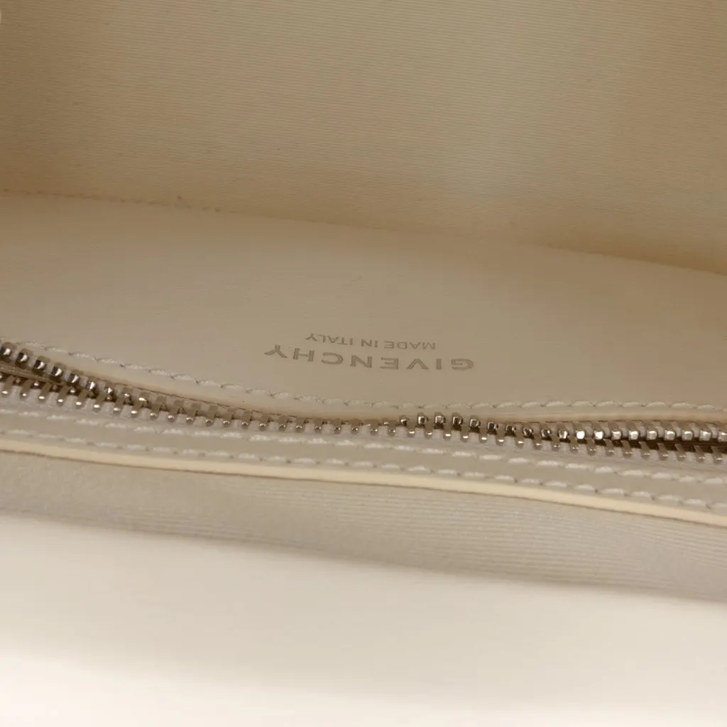 Givenchy Mini Calfskin 4G Antigona Lock Satchel White Leather Very good - Box View