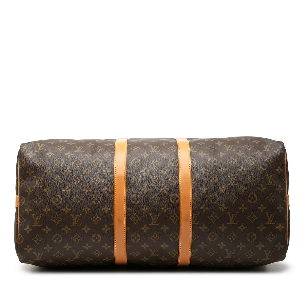 Louis Vuitton Monogram Keepall Bandouliere 55 Brown Very good - Inside View
