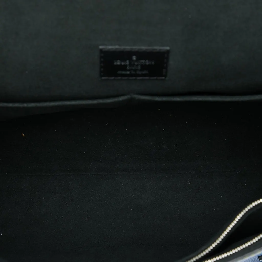 Louis Vuitton Epi Denim Cluny MM Blue Leather Good - Model View