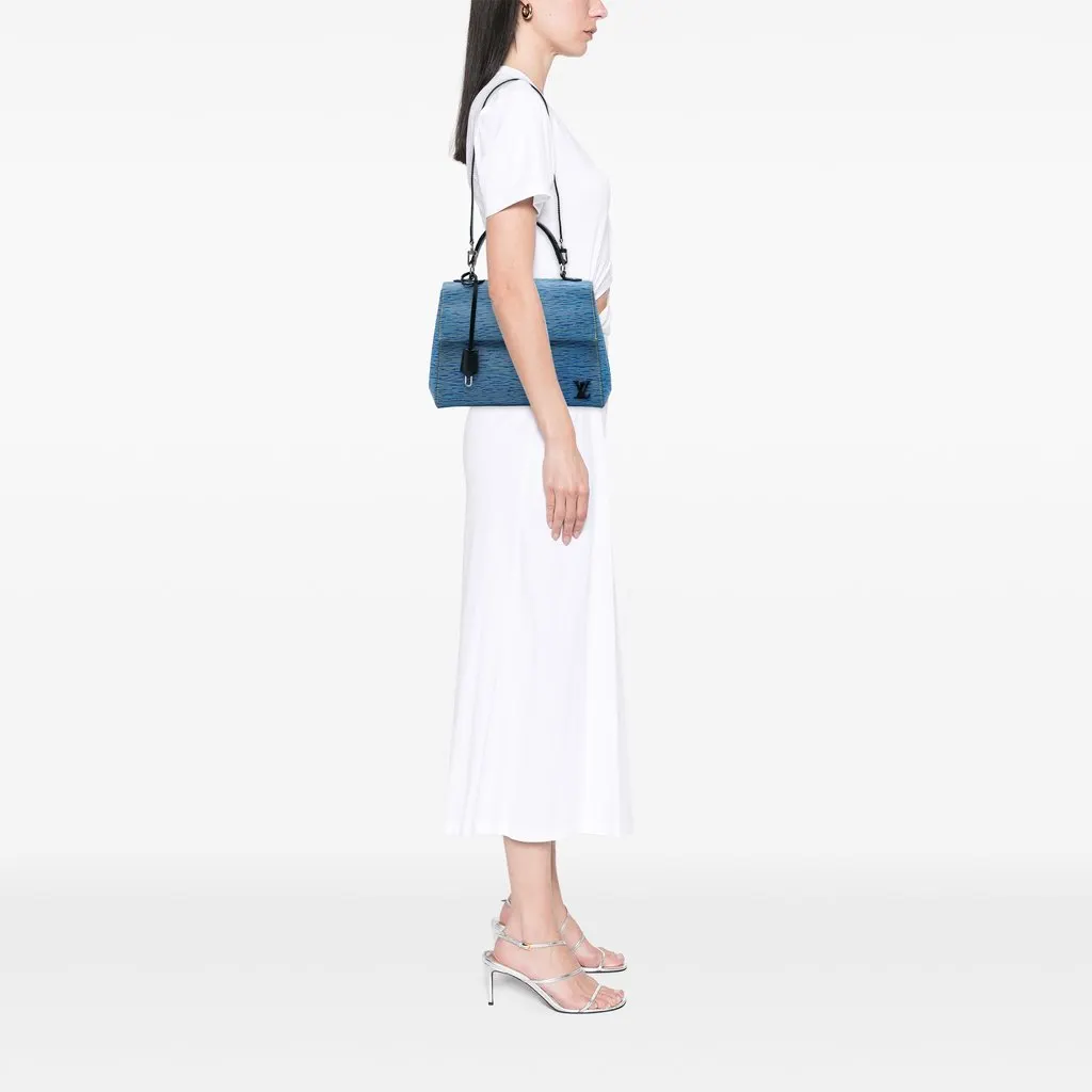 Louis Vuitton Epi Denim Cluny MM Blue Leather Good - Box View