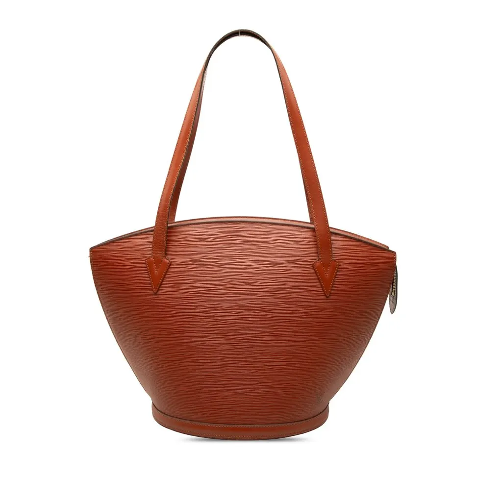 Louis Vuitton Epi Saint Jacques GM Long Strap Brown Leather Good - Front View