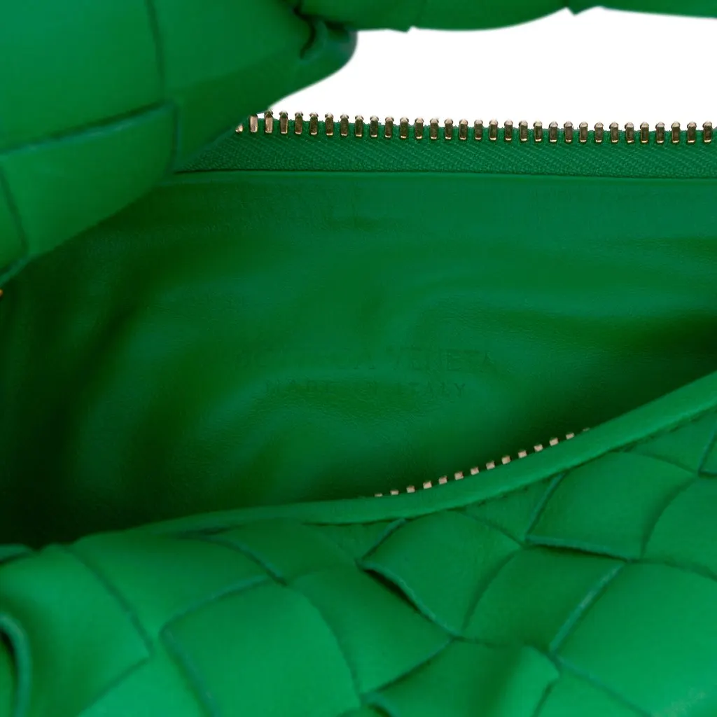 Bottega Veneta Mini Nappa Intrecciato Jodie Green Leather Very good - Box View