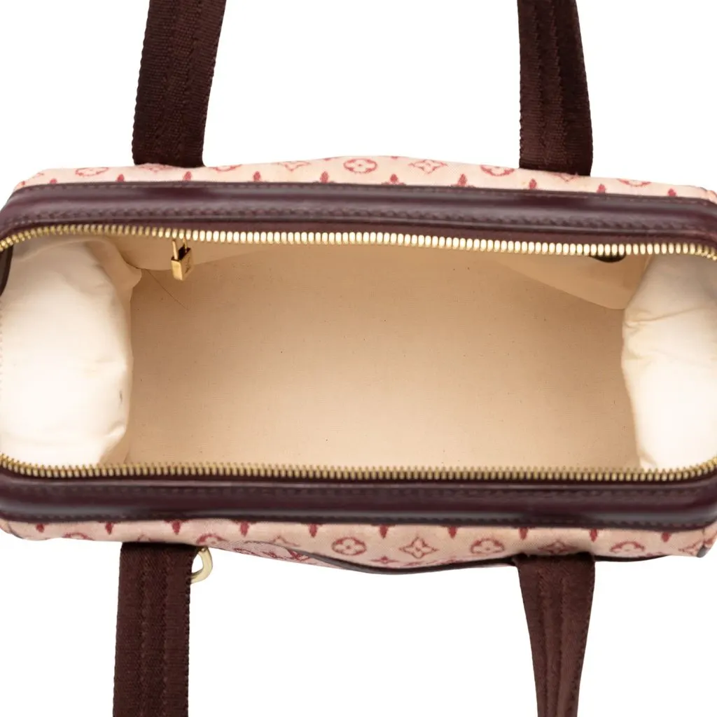 Louis Vuitton Monogram Mini Lin Josephine PM Red Canvas Good - Model View