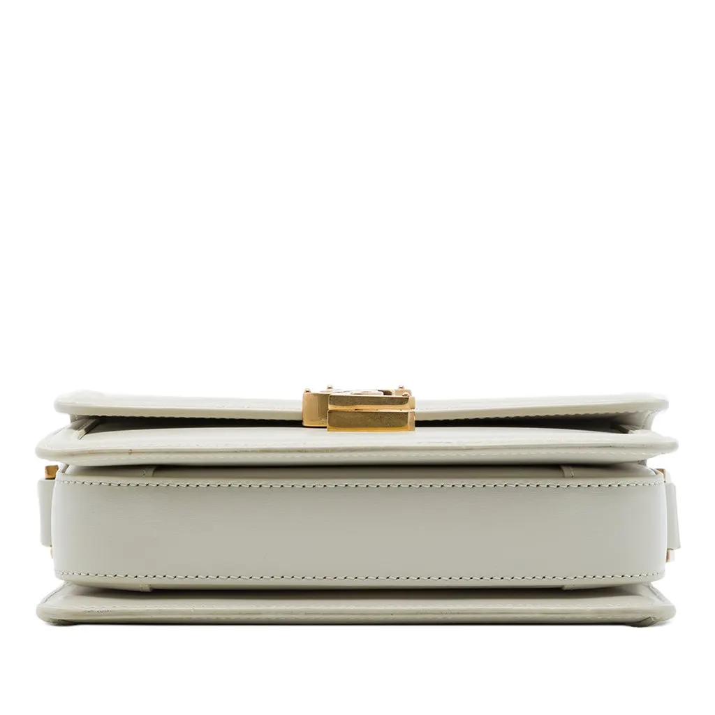 Saint Laurent Small Calfskin Solferino Satchel In Box White Leather Very good - Inside View